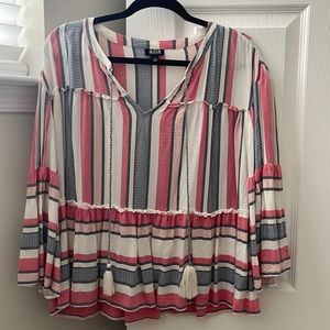 Womens quarter sleeve blouse